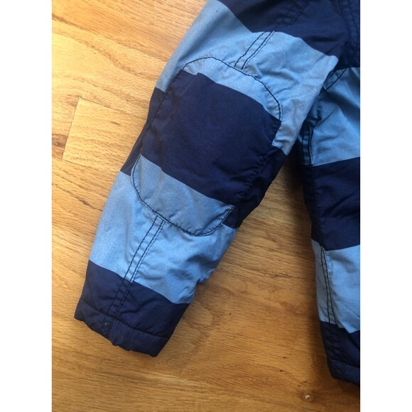 Mini boden 4/5 jacket coat blue striped - Picture 5 of 10